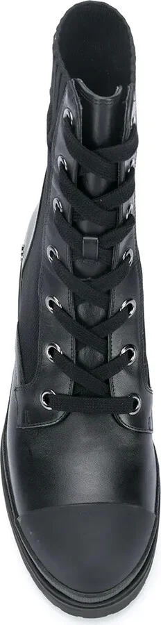 Knitted-Panel Ankle Boots - Image 4