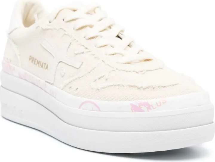 Knitted Panelled Sneakers - Image 2