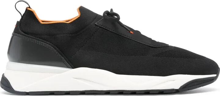 Knitted Panelled Sneakers