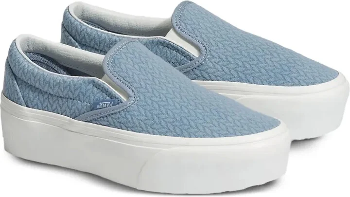Knitted Slip-On Platform Sneakers - Image 2