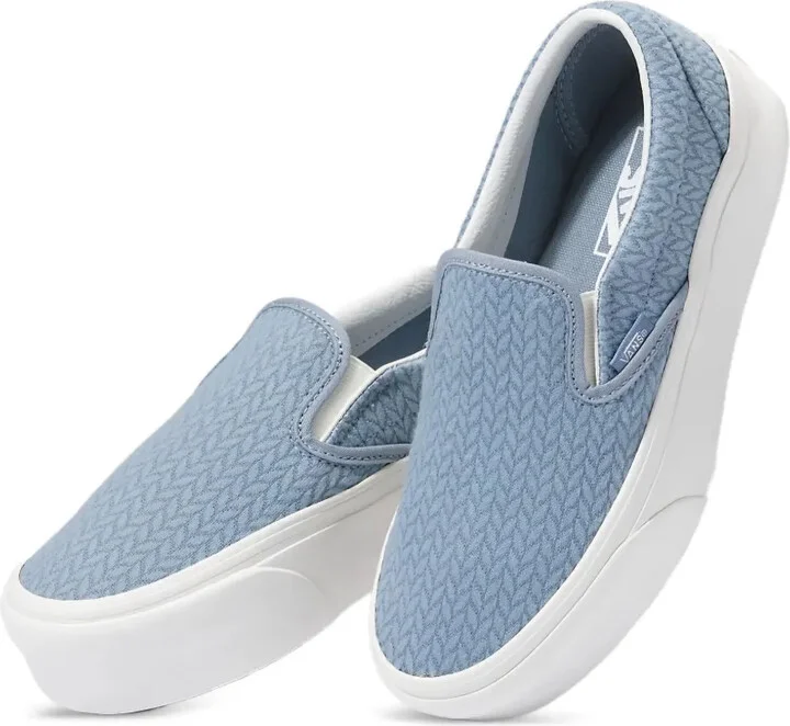 Knitted Slip-On Platform Sneakers - Image 4
