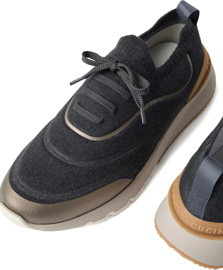 Knitted Slip-On Sneakers - Image 4