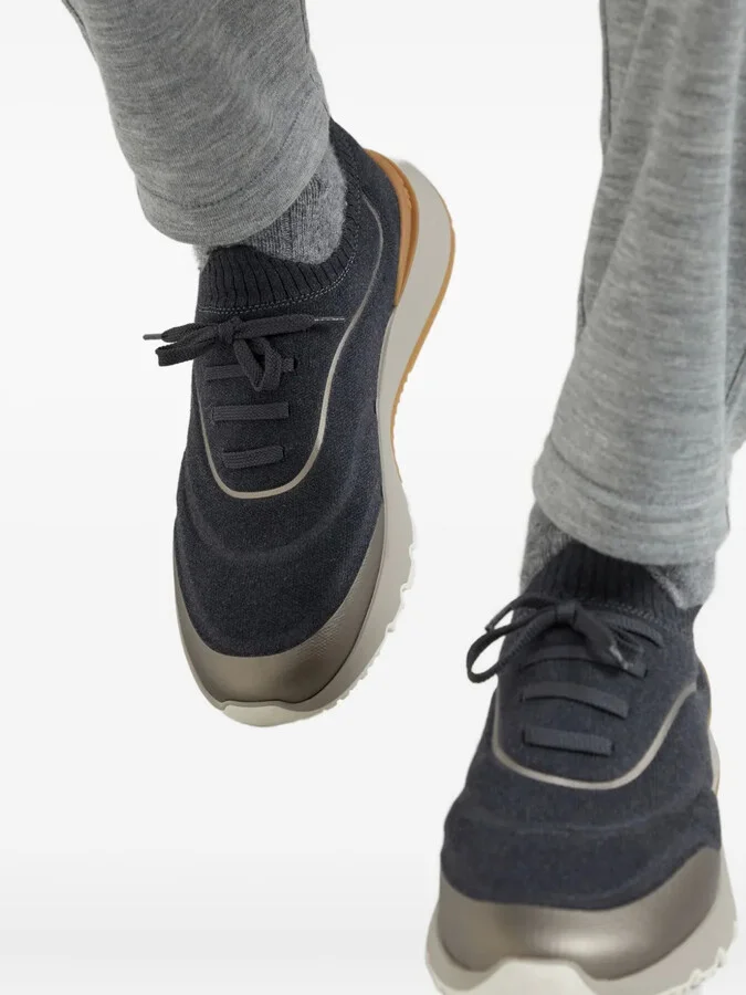 Knitted Slip-On Sneakers - Image 5