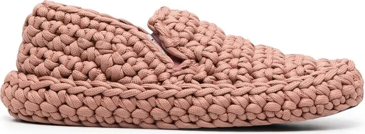 Knitted Slip-On Sneakers