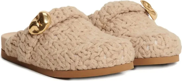 Knitted Sude Mules - Image 2