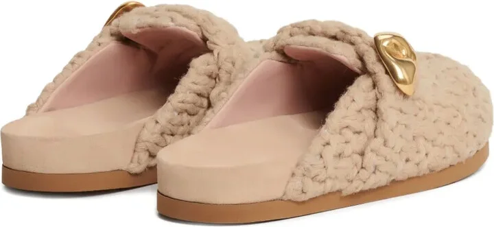 Knitted Sude Mules - Image 3
