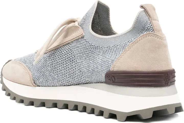 Knitted Suede Trainers - Image 3