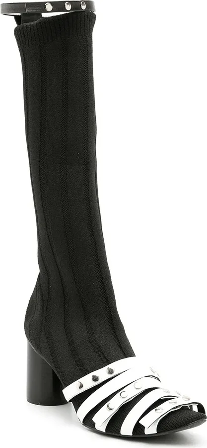 Knitted Thigh-High Boots - Image 2