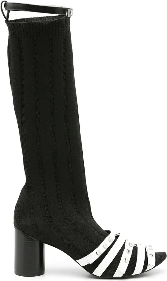 Knitted Thigh-High Boots