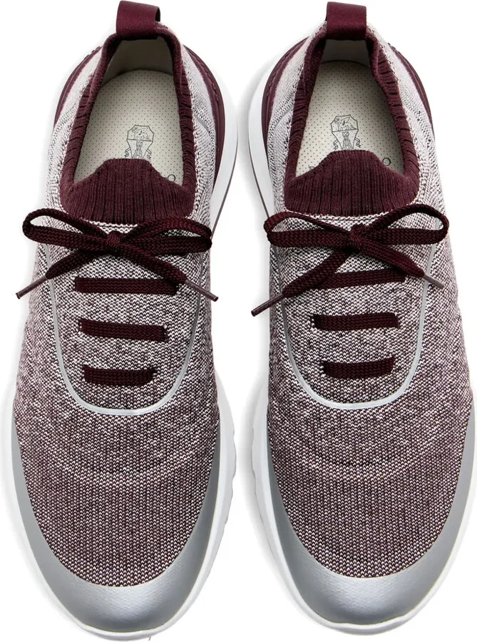 Knitted Trimmed Sneakers - Image 2