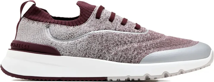 Knitted Trimmed Sneakers