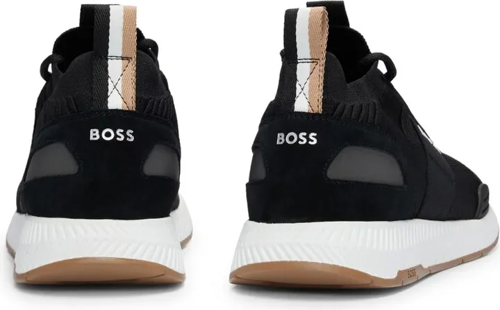 Knitted-Upper Low-Top Sneakers - Image 3