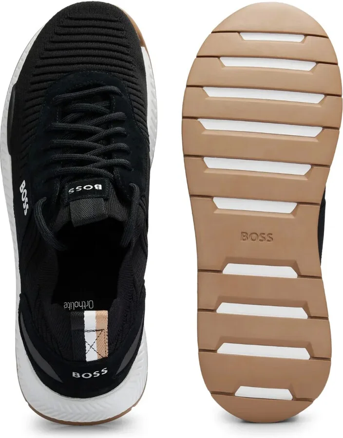 Knitted-Upper Low-Top Sneakers - Image 4