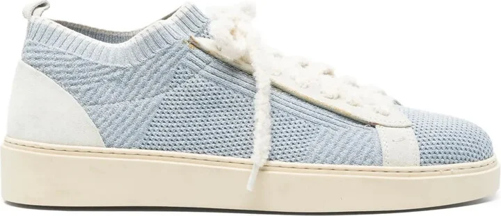 Knitted-Upper Sneakers