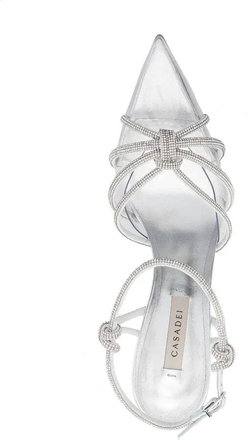 Knot-Detail 120mm Sandals - Image 4