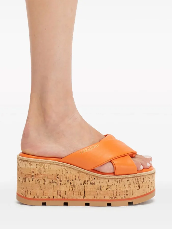 Knot-Detail Leather Slides - Image 5