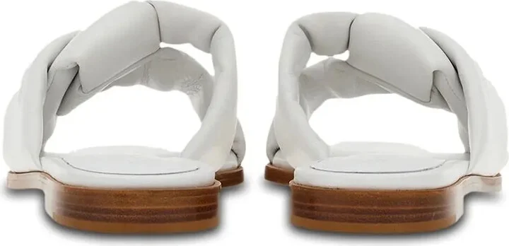 Knot-Detail Leather Slides - Image 3