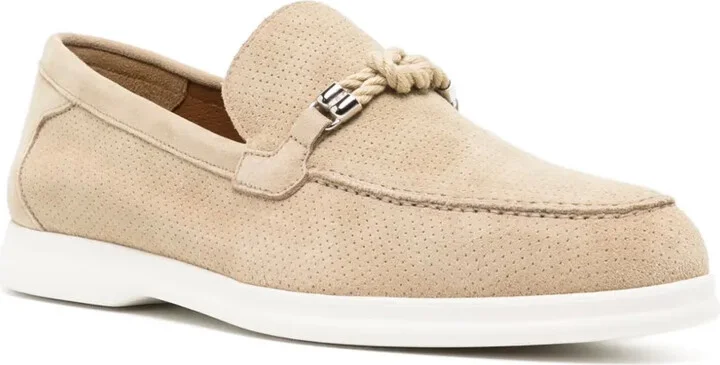 Knot-Detail Mesh Loafers - Image 2