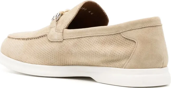Knot-Detail Mesh Loafers - Image 3