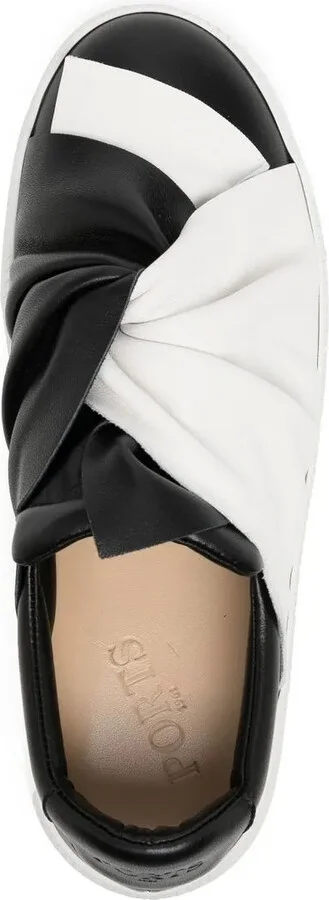 Knot-Detail Slip-On Sneakers - Image 4