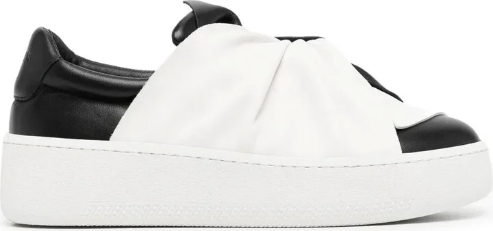 Knot-Detail Slip-On Sneakers