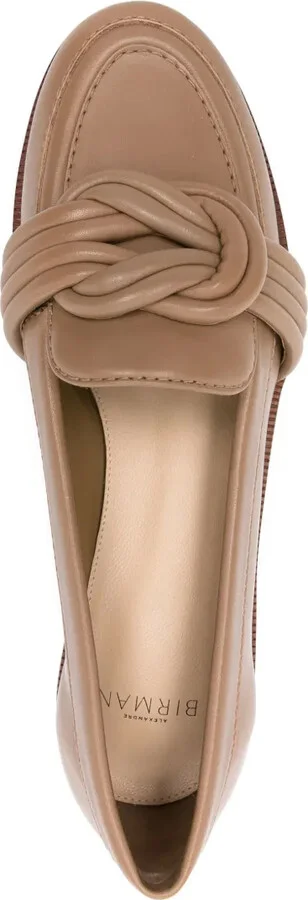 Knot-Detailing Leather Loafers - Image 4
