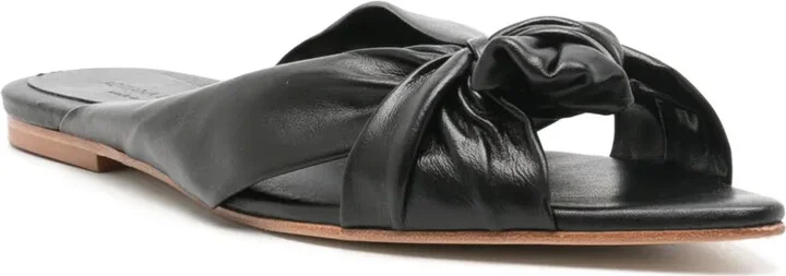 Knot-Detailing Pointed-Toe Sandals - Image 2