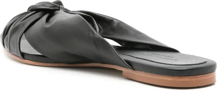 Knot-Detailing Pointed-Toe Sandals - Image 3