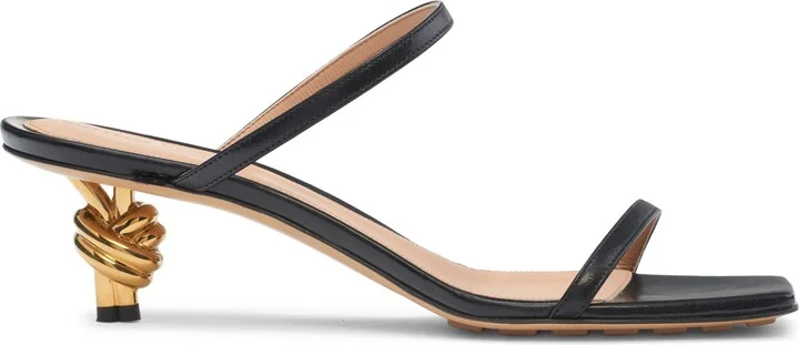 Knot Kitten Heel Slide Sandal - Image 3