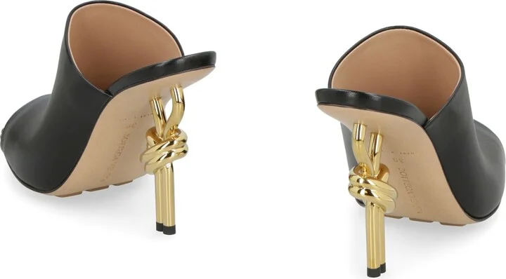 Knot Leather Mules - Image 4