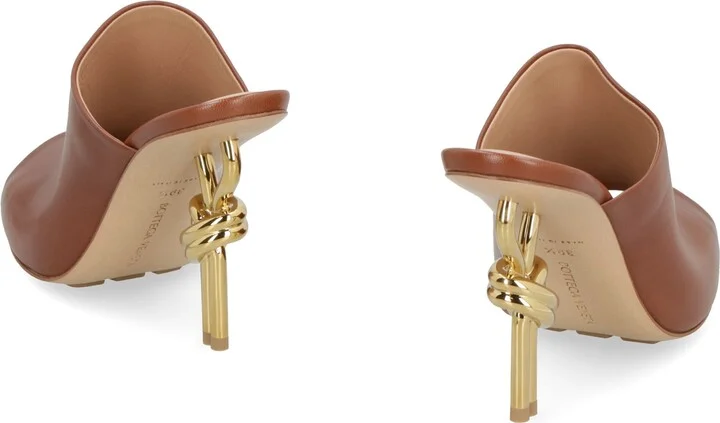 Knot Leather Mules - Image 4