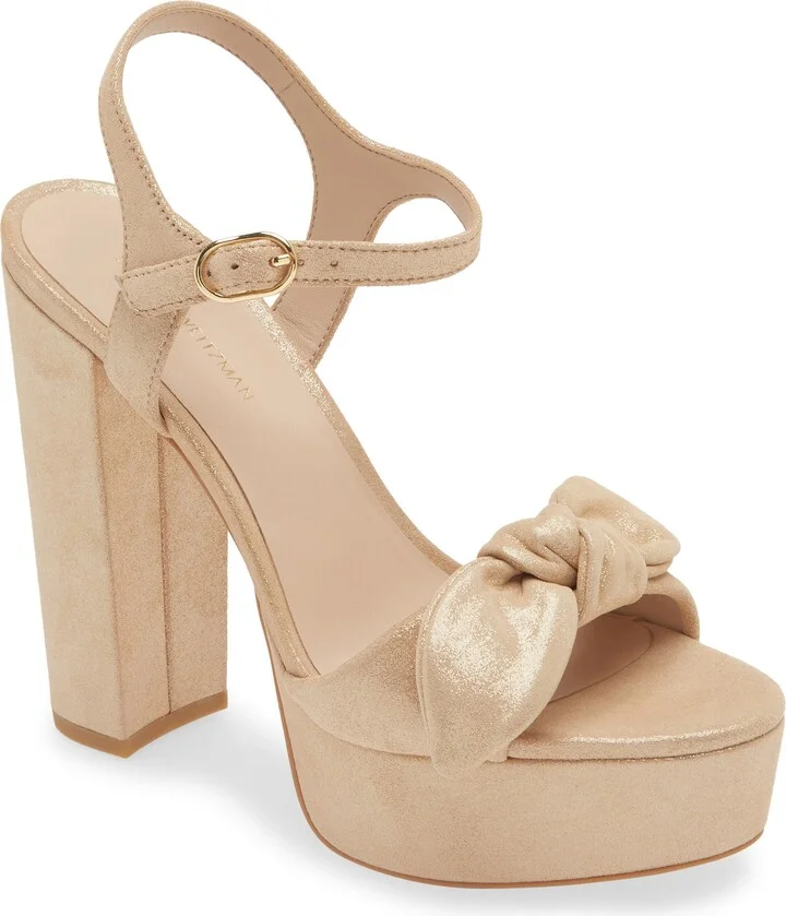 Knot Platform Ankle Strap Sandal