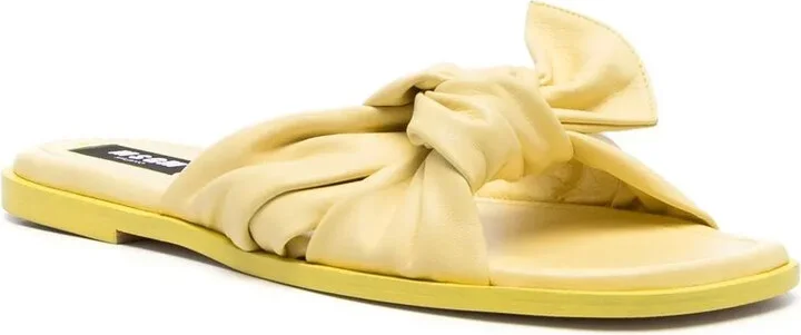 Knot-Strap Leather Sandals - Image 2