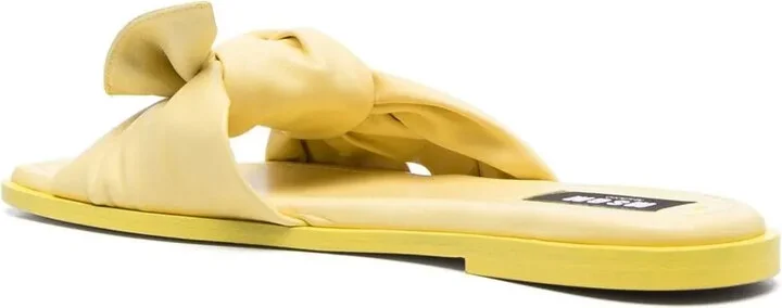 Knot-Strap Leather Sandals - Image 3
