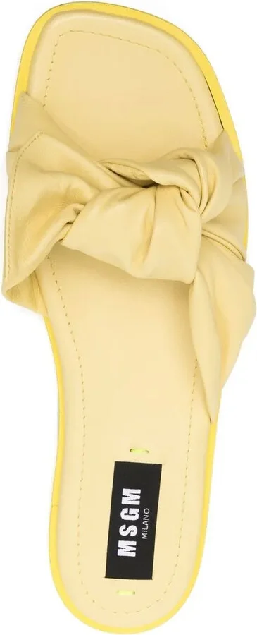 Knot-Strap Leather Sandals - Image 4
