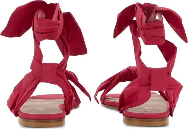 Knotted Bow-Detail Sandals - Image 2