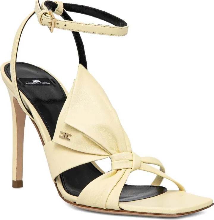 Knotted Bow-Detail Stiletto Sandals - Image 2