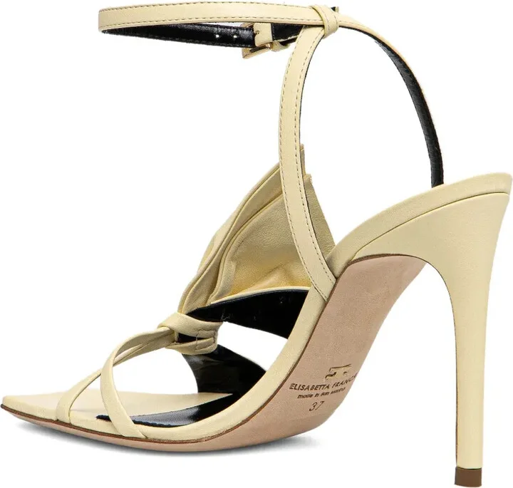 Knotted Bow-Detail Stiletto Sandals - Image 4