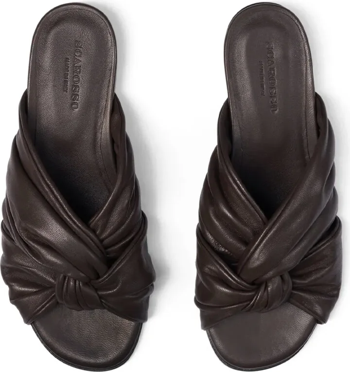 Knotted-Detail Slide Sandals - Image 4
