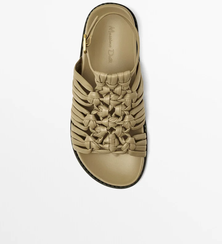 Knotted Flat Sandals - Image 5