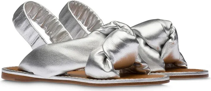 Knotted Flat Sandals - Image 2