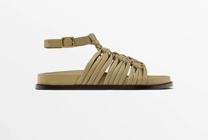 Knotted Flat Sandals