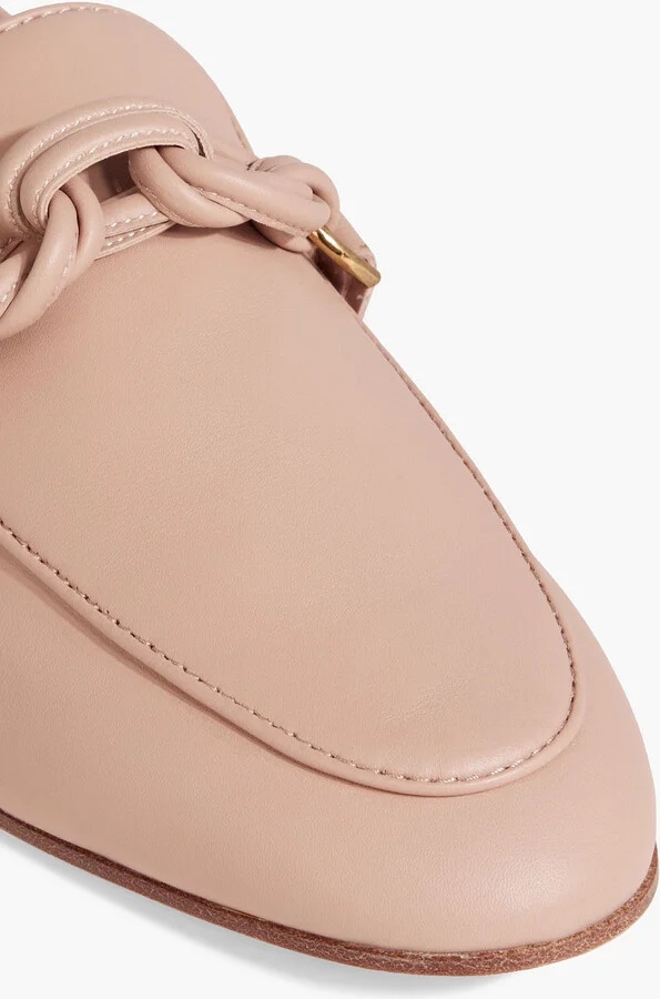 Knotted leather loafers - Image 4