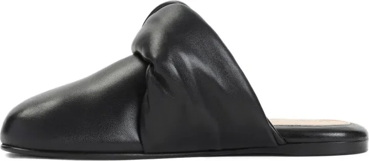Knotted Leather Mules - Image 3