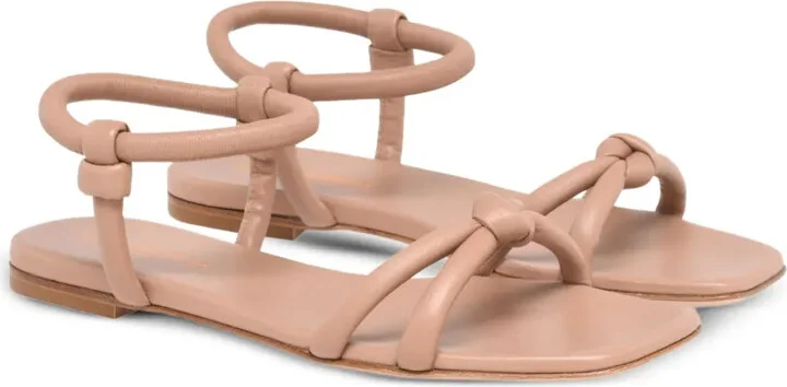 Knotted Leather Sandals - Image 2