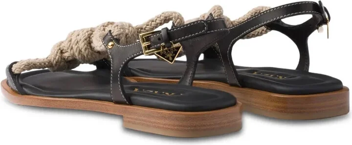 Knotted Rope-Detail Sandals - Image 3
