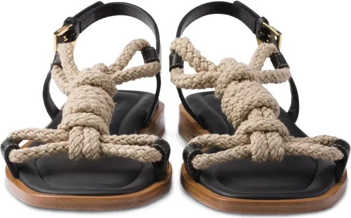 Knotted Rope-Detail Sandals - Image 5