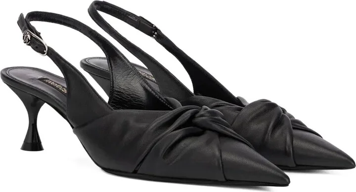 Knotted Slingback Pumps - Image 2