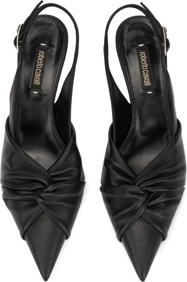 Knotted Slingback Pumps - Image 4