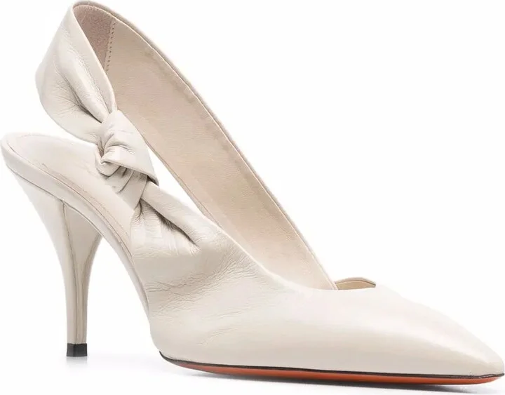 Knotted Slingback Pumps - Image 2